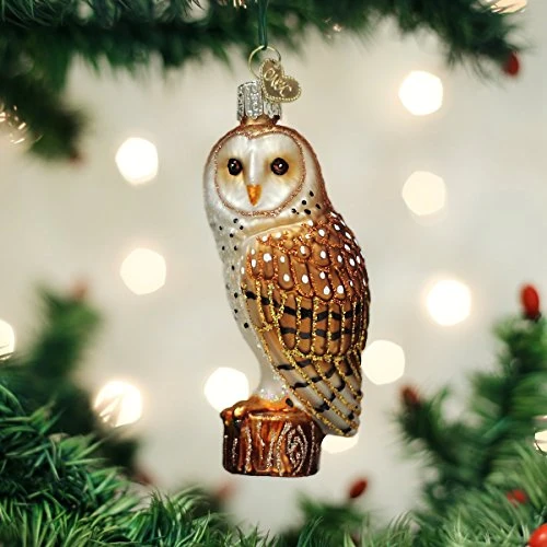 Old World Christmas Ornaments: Owls Glass Blown Ornaments For Christmas Tree, 3 X 3 2 Old World Christmas Ornaments: Owls Glass Blown Ornaments For Christmas Tree, 3 X 3 - Image 2