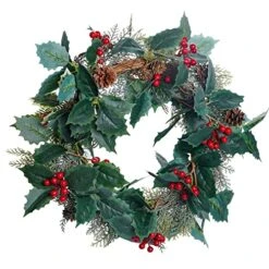 Jiebor Christmas Garland Red Berry Green Leaf Garland Artificial Holly Leaves Garland For Christmas Tree Mantle Fireplace Winter Holiday Home Outdoor Indoor Front Door Window Wall Decorations 5.7Ft 10 Jiebor Christmas Garland Red Berry Green Leaf Garland Artificial Holly Leaves Garland For Christmas Tree Mantle Fireplace Winter Holiday Home Outdoor Indoor Front Door Window Wall Decorations 5.7Ft -Department 56 Shop 5110QjQQFxL