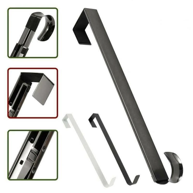 TEMKIN PAKMED Door Hooks 1pc Floral Wreath Hanger Over The Door Large Wreath Metal Hook For Door Hanger Xmas Party Supplies Door Coat Hanger Hooks 4 TEMKIN PAKMED Door Hooks 1pc Floral Wreath Hanger Over The Door Large Wreath Metal Hook For Door Hanger Xmas Party Supplies Door Coat Hanger Hooks - Image 4