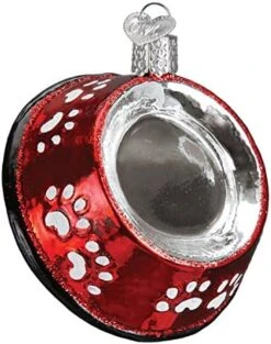 Old World Christmas Ornaments: Dog And Pet Accessories Glass Blown Ornaments For Christmas Tree, Puppy Love -Department 56 Shop 511VE5uvAbL. AC