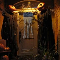 Halloween Decor Plastic Bat Halloween Door Hanging Bar Door Window Decoration Props (C, One Size) -Department 56 Shop 511YUW73YrL