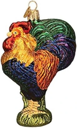Old World Christmas Ornaments: Farm Animals Glass Blown Ornaments For Christmas Tree,Spring Chicken -Department 56 Shop 511oCdMBEYL. AC