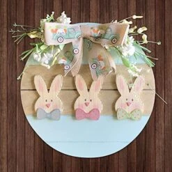 Hide Glue Warmer Hanging Front Ornaments Hangers Easter Door Front Bunny Easter Door Hanging Decoration Corner Makeup Vanity (B, One Size) -Department 56 Shop 511pA9R0mIL