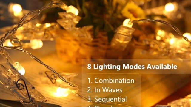 Caprier Luxury Teen Girl Room Decor, Photo Clips String Light, 50 LED Clips, Teen Room Decor, Dimmable 8 Modes Timer, USB Battery Powered, Dorms Decoration 6 Caprier Luxury Teen Girl Room Decor, Photo Clips String Light, 50 LED Clips, Teen Room Decor, Dimmable 8 Modes Timer, USB Battery Powered, Dorms Decoration - Image 6