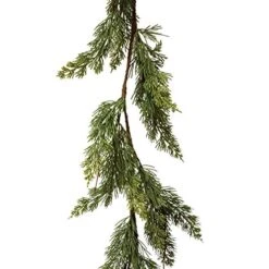 Creative Co-Op 72" L Faux Cedar Garland, Green -Department 56 Shop 51339GeqrpL