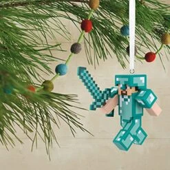 Hallmark Minecraft Steve In Diamond Armor Christmas Ornament -Department 56 Shop 513dpFSuWjS