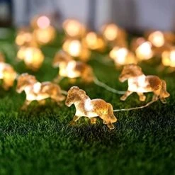 Horse Fairy String Lights Cute Pony Decorative Lights 20 Leds Night Light 8.5ft Battery Operated With Remote For Bedroom Farmhouse Home Holiday Thanksgiving Decoration -Department 56 Shop 514OIU70gnS. AC