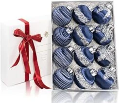 12PCS Silk Christmas Ball Ornaments, Satin Christmas Tree Luxury Vintage Hanging Ornaments, Chrisma Home Decorations For Xmas Tree, Wreath Garland Decor, Wedding (Champagne) 13 12PCS Silk Christmas Ball Ornaments, Satin Christmas Tree Luxury Vintage Hanging Ornaments, Chrisma Home Decorations For Xmas Tree, Wreath Garland Decor, Wedding (Champagne) -Department 56 Shop 514gDWK3OkL. AC