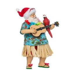 Kurt Adler 11" Fabriche' Beach Santa 9 Kurt Adler 11" Fabriche' Beach Santa -Department 56 Shop 514nSHRWGVL