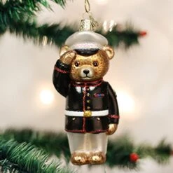 Old World Christmas Marine Glass Blown Ornaments For Christmas Tree Bear -Department 56 Shop 514obTDXgnL
