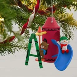 Hallmark Keepsake Christmas Ornament 2019 Year Dated, Crayola Slide Into Fun Crayon Playground -Department 56 Shop 515Qu0YvTzL