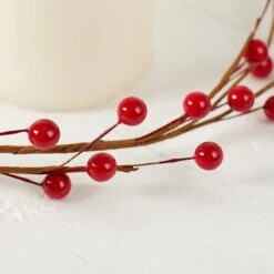 Factory Direct Craft 6 Feet Rich Red Berry Garland For Christmas Holiday Decorating 11 Factory Direct Craft 6 Feet Rich Red Berry Garland For Christmas Holiday Decorating -Department 56 Shop 515dbMqDdnL