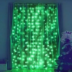 Fiee Fairy Curtain Lights,304 LED 9.8ftX9.8ft 30V 8Modes Safety Window Lights With Memory For Home Wedding Christmas Party Family Patio Lawn Garden Bedroom Outdoor Indoor Wall Decorations(Cool White) -Department 56 Shop 515gjoUlMZL. AC