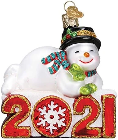 Old World Christmas Class Of 2021 Blown Glass 2020 Unique Christmas Ornaments For Christmas Tree Decorations 6 Old World Christmas Class Of 2021 Blown Glass 2020 Unique Christmas Ornaments For Christmas Tree Decorations - Image 6