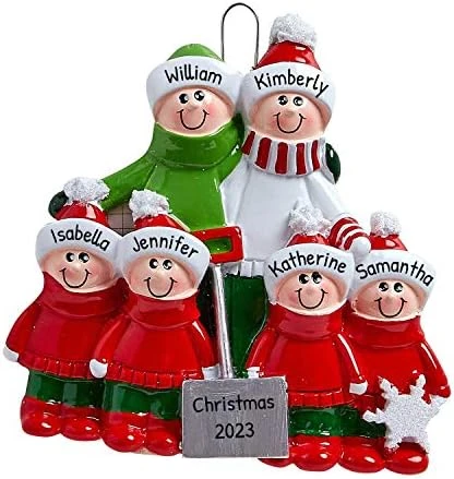 Personalized Family Ornament 2022 - Family Of 7 Christmas Ornaments 2022 - Snow Family Ornaments 2022 Family Of 7 Snow Ornaments Christmas Ornament Snow 2022 - Free Customization 9 Personalized Family Ornament 2022 - Family Of 7 Christmas Ornaments 2022 - Snow Family Ornaments 2022 Family Of 7 Snow Ornaments Christmas Ornament Snow 2022 - Free Customization - Image 9