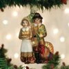 Old World Christmas Pilgrim Thanksgiving Glass Blown Ornaments For Christmas Tree -Department 56 Shop 516AgsZXexL