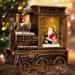 Musical Lighted Christmas Train Snow Globe Lantern Decor, Santa Claus Bear 8 Songs Timer USB Or Battery Operated Xmas Water Lantern Glitter Snow Globe Christmas Decoration Home Indoor Birthday Gift 14 Musical Lighted Christmas Train Snow Globe Lantern Decor, Santa Claus Bear 8 Songs Timer USB Or Battery Operated Xmas Water Lantern Glitter Snow Globe Christmas Decoration Home Indoor Birthday Gift -Department 56 Shop 516D3Arm9jL. AC