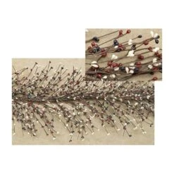 CWI Country Mix Garland - 4ft - Artificial Garland For Mantle, Arch, Table, And Entryway