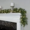 National Tree Company Pre-Lit Artificial Christmas Garland, Green, Norwood Fir, White Lights, Plug In, Christmas Collection, 9 Feet -Department 56 Shop 516IdJwfFML