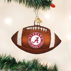 Old World Christmas University Of Alabama Glass Blown Ornaments For Christmas Tree Football -Department 56 Shop 516j1UXQTmL