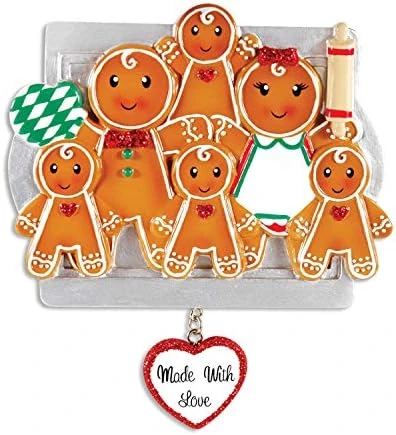 Personalized Family Ornament 2022 - Family Of Four Christmas Ornaments 2022 - Gingerbread Cookie Ornament Family Of 4 Gingerbread Ornament Gingerbread Ornaments - Free Customization 9 Personalized Family Ornament 2022 - Family Of Four Christmas Ornaments 2022 - Gingerbread Cookie Ornament Family Of 4 Gingerbread Ornament Gingerbread Ornaments - Free Customization - Image 9