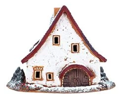 Midene Ceramic Christmas Village Miniature House Smithery In Rothenburg, Germany Winter Edition Tealight Candle Holder Home Decor -Department 56 Shop 5173baconcL