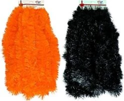 2 Packs White Super Duper Thick Tinsel Garland 50 Ft Total (Two Strands Each 25 Ft Long) (White, 50 Ft. (Two 25 Ft Tinsels) 2 Bags -Department 56 Shop 517Gl4qwYeL. AC