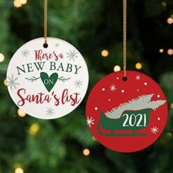 Personalized Babys First Christmas Ornament - Baby Girl -Department 56 Shop 517PW6Ml5NL. AC