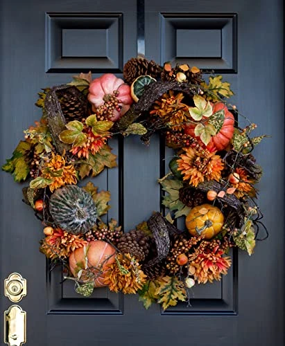 ONTODEX Adjustable Wreath Hanger For Front Door From 15-25.5", 20 LBS Larger Halloween Thanksgiving Christmas Door Wreath Hanger With Removable Icons Holiday Decorations Hook 5 ONTODEX Adjustable Wreath Hanger For Front Door From 15-25.5", 20 LBS Larger Halloween Thanksgiving Christmas Door Wreath Hanger With Removable Icons Holiday Decorations Hook - Image 5