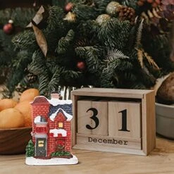 ABOOFAN 6Pcs Christmas Village Sets LED Lighted Christmas Village Houses Pre- Lit Tiny Resin Collectible Building DIY Christmas Doll Figurine Holiday Christmas Tree Ornaments 9 ABOOFAN 6Pcs Christmas Village Sets LED Lighted Christmas Village Houses Pre- Lit Tiny Resin Collectible Building DIY Christmas Doll Figurine Holiday Christmas Tree Ornaments -Department 56 Shop 517XHAyJQuL