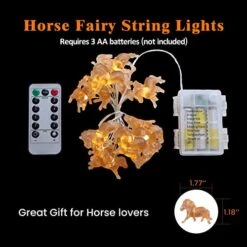 Fairy Pony String Lights Unique Decorative Lights Horse Gifts For Girls Cute Lights 20LEDs 8ft Battery Operated For Birthday Horse Lover Xmas Thanksgiving Decor 13 Fairy Pony String Lights Unique Decorative Lights Horse Gifts For Girls Cute Lights 20LEDs 8ft Battery Operated For Birthday Horse Lover Xmas Thanksgiving Decor -Department 56 Shop 517g4Tg85LL