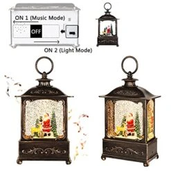 Christmas Lanterns,Snow Globe Decoration Lanterns,Christmas Decoration, Suitable For Outdoor Garden And Room Decoration,Music Carols And Blessings 6 Christmas Lanterns,Snow Globe Decoration Lanterns,Christmas Decoration, Suitable For Outdoor Garden And Room Decoration,Music Carols And Blessings -Department 56 Shop 517pQ4mGifL