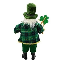 Kurt S. Adler 18" Kringle Klaus Irish Santa With Staff Figure -Department 56 Shop 5184IFDVtFL