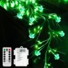 GENERIC 45LED St Patricks Day Garland Lights For St Patricks Day Decorations, 8 Modes Shamrock St Patricks Day Lights Battery Operated Shamrock Lights St Patricks Decor For The Home Wall Door Table Mantel -Department 56 Shop 5184gtXtO8L