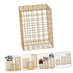 VOSAREA Square Frame Style Guide Wedding Column Party Flowers Rack Wedding Flower Rack Party Flower Stand Column For Wedding Flower Stand For Party Flower Arrangement Wrought Iron Arched -Department 56 Shop 51886p0t6bL