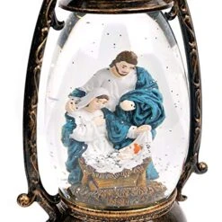 Evelyne GMT-10316-M Jesus Christ Nativity Christmas Snow Globes Musical - Battery Or USB Operated LED Lighted Swirling Glitter Water Lantern - Christmas Decorations For The Home -Department 56 Shop 518bQmZyoZL