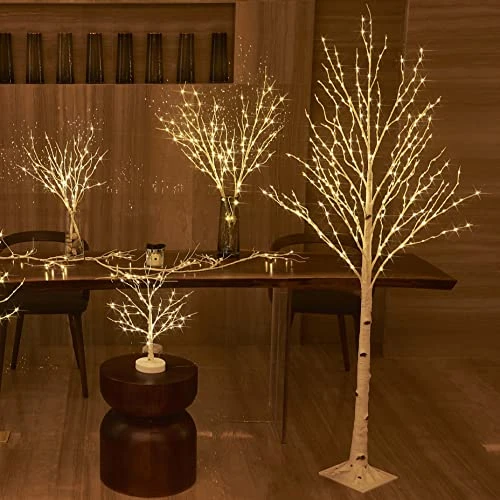 BAOLITVINE Birch Branch Lights With Timer Battery Operated 100 LED Fairy Lights, Lighted Willow Branches For Home Bedroom Fireplace Christmas Decoration Inside Outdoor 3 BAOLITVINE Birch Branch Lights With Timer Battery Operated 100 LED Fairy Lights, Lighted Willow Branches For Home Bedroom Fireplace Christmas Decoration Inside Outdoor - Image 3