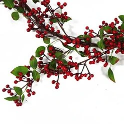 Leaf Design UK Artificial Christmas Wreaths & Garlands, Red Berry Natural Garland, 150cm 12 Leaf Design UK Artificial Christmas Wreaths & Garlands, Red Berry Natural Garland, 150cm -Department 56 Shop 518zGQhj0zL