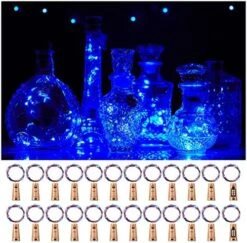 Ariceleo Wine Bottles String Lights, 24 Packs Micro Artificial Cork Copper Wire Starry Fairy Lights, Battery Operated Lights For Bedroom, Parties, Wedding, Decoration(24 Packs 2m/7.2ft Warm White) 20 Ariceleo Wine Bottles String Lights, 24 Packs Micro Artificial Cork Copper Wire Starry Fairy Lights, Battery Operated Lights For Bedroom, Parties, Wedding, Decoration(24 Packs 2m/7.2ft Warm White) -Department 56 Shop 519XKbkyDeL. AC