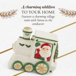 Spode Christmas Tree Village Train Figurine | Christmas Decorations | Small Christmas Figurines | Christmas Decor Train | Train For Christmas Village - 3.75" -Department 56 Shop 519rKvJTSCL