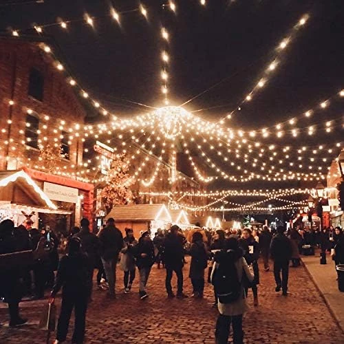 Brightown Commercial 500 FT C9/E17 Christmas Light Sockets Set Spool, UL Listed C9 Sockets Patio String Lights C9 Strands - 12 Spacing Green Wire 6 Brightown Commercial 500 FT C9/E17 Christmas Light Sockets Set Spool, UL Listed C9 Sockets Patio String Lights C9 Strands - 12 Spacing Green Wire - Image 6