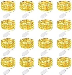 24 Pack Fairy Lights, KOMAKE 7ft 20LED Fairy String Lights Battery Operated Jar Lights, Christmas Lights Silver Coated Copper Wire Lights Firefly Starry Lights For DIY Decor, Wedding, Party, Christmas 14 24 Pack Fairy Lights, KOMAKE 7ft 20LED Fairy String Lights Battery Operated Jar Lights, Christmas Lights Silver Coated Copper Wire Lights Firefly Starry Lights For DIY Decor, Wedding, Party, Christmas -Department 56 Shop 51AAshBwS6L. AC