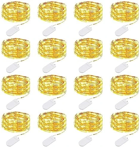 24 Pack Fairy Lights, KOMAKE 7ft 20LED Fairy String Lights Battery Operated Jar Lights, Christmas Lights Silver Coated Copper Wire Lights Firefly Starry Lights For DIY Decor, Wedding, Party, Christmas 7 24 Pack Fairy Lights, KOMAKE 7ft 20LED Fairy String Lights Battery Operated Jar Lights, Christmas Lights Silver Coated Copper Wire Lights Firefly Starry Lights For DIY Decor, Wedding, Party, Christmas - Image 7