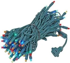 Novelty Lights 100 Light Red/White/Blue LED USA Mini Light Set, UL Listed Indoor/Outdoor, Green Wire, 50 Feet -Department 56 Shop 51ARXFi14L. AC
