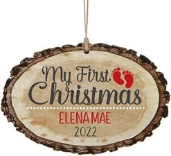 Let's Make Memories Personalized Baby On The Way Christmas Ornament - Expecting Parents -Department 56 Shop 51AcNH8zgfL. AC