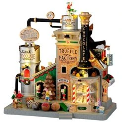 Lemax Village Collection The Christmas Chocolatier Truffle Factory W/ 4.5V Adaptor #15805