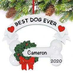 Personalized Dog Lover Gifts Ornament 2023 - Family Decor For Christmas Tree, Room, First Christmas, For Fur Parents, Dads And Moms
