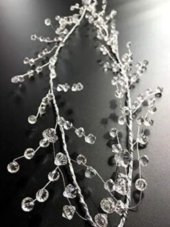 40" Clear Diamond Beaded Garlands Wire String Acrylic Crystal Garland Wedding Party Decoration Wreath DIY Wedding Centerpiece Decor Crystal Diamond Branch (Pack Of 2) 11 40" Clear Diamond Beaded Garlands Wire String Acrylic Crystal Garland Wedding Party Decoration Wreath DIY Wedding Centerpiece Decor Crystal Diamond Branch (Pack Of 2) -Department 56 Shop 51BLHqcd0ML. AC