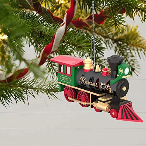 Hallmark Keepsake Christmas Year Dated Next Stop, Kansas City! Holiday Train 2019 Ornament, 4 Hallmark Keepsake Christmas Year Dated Next Stop, Kansas City! Holiday Train 2019 Ornament, - Image 4