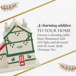 Spode – Christmas Tree Christmas Village Public House-LED-5 Inch X 5.5 Inch Figurine 10 Spode – Christmas Tree Christmas Village Public House-LED-5 Inch X 5.5 Inch Figurine -Department 56 Shop 51BOopZ25yL